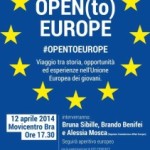 Incontro a Bra: Open to Europe